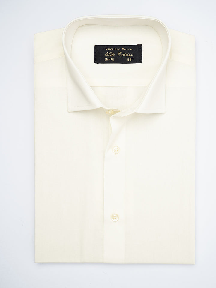 Cream Self, Elite Edition, Cutaway Collar Men’s Formal Shirt (FS-1809)