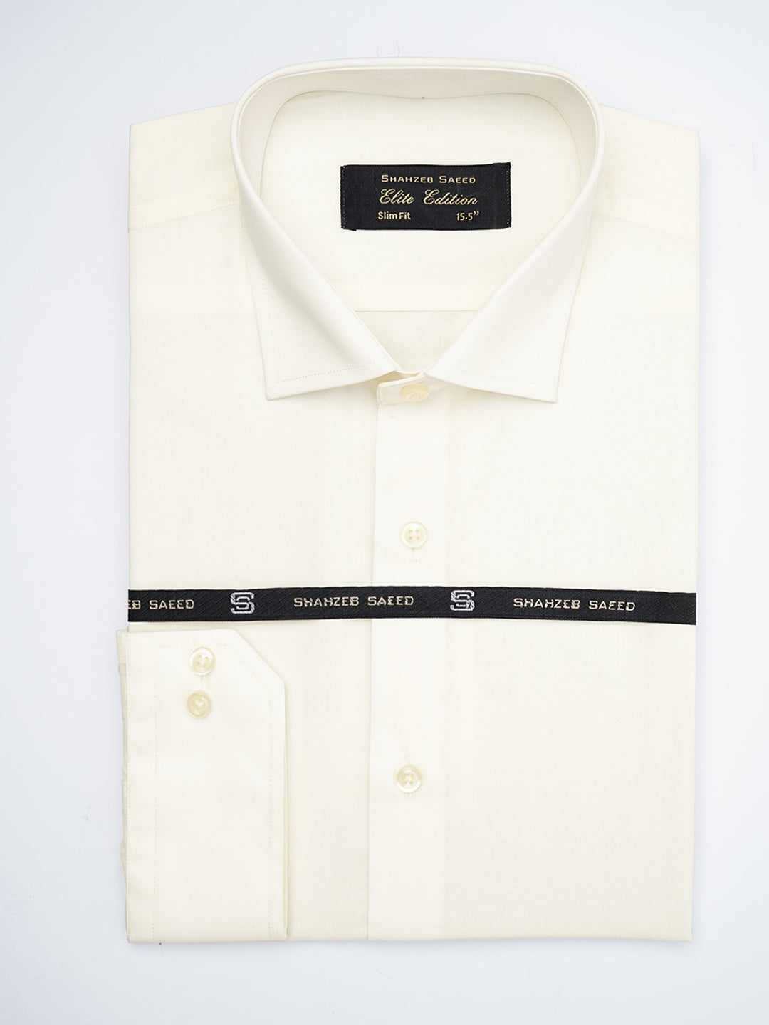 Cream Self, Elite Edition, Cutaway Collar Men’s Formal Shirt (FS-1809)