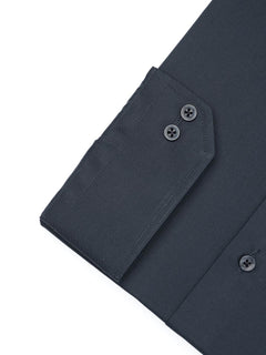 Navy Blue Plain, Elite Edition, Cutaway Collar Men’s Formal Shirt (FS-1810)