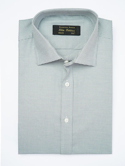 Grey Self, Elite Edition, French Collar Men’s Formal Shirt (FS-1827)