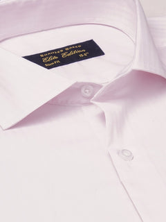Baby Pink Self Striped, Elite Edition, Cutaway Collar Men’s Formal Shirt (FS-1834)