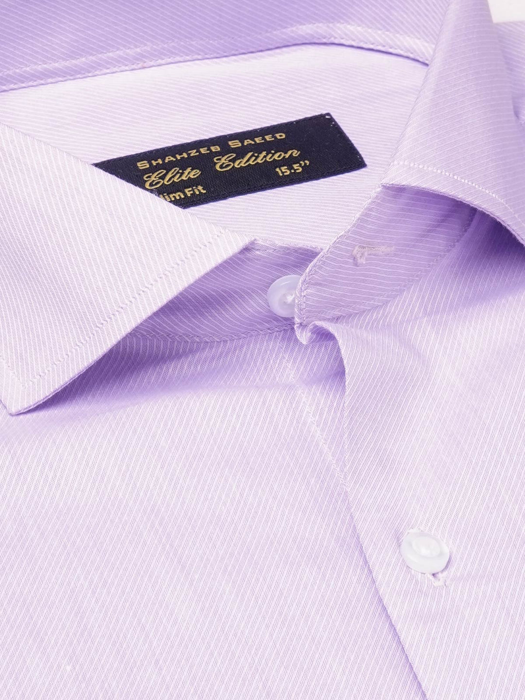 Purple Self Striped, Elite Edition, Cutaway Collar Men’s Formal Shirt (FS-1841)