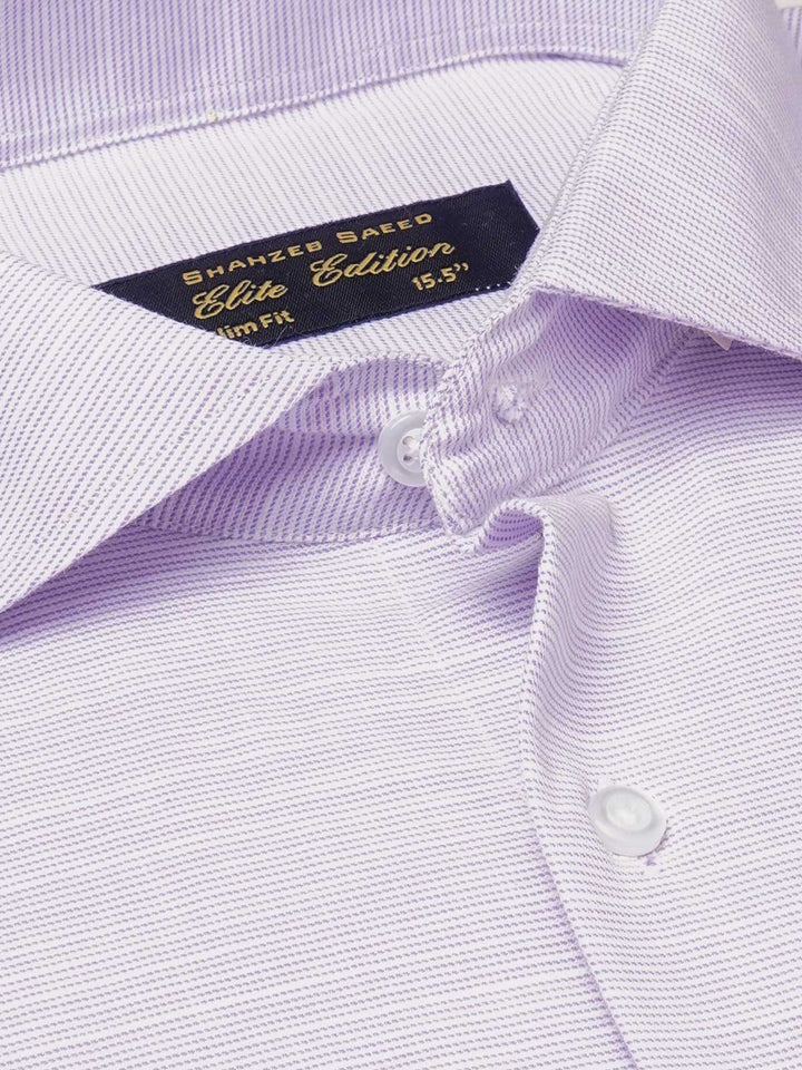 Light Purple Self, Elite Edition, Cutaway Collar Men’s Formal Shirt (FS-1843)