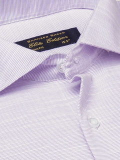 Light Purple Self, Elite Edition, Cutaway Collar Men’s Formal Shirt (FS-1843)
