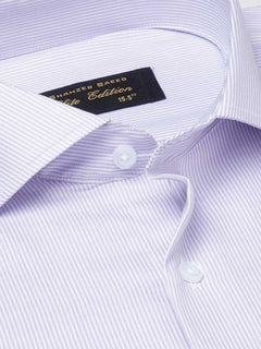 Purple Self Striped, Elite Edition, Cutaway Collar Men’s Formal Shirt (FS-1850)