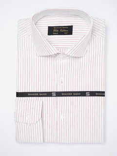 Multi Color Self Striped, Elite Edition, Cutaway Collar Men’s Formal Shirt (FS-1854)