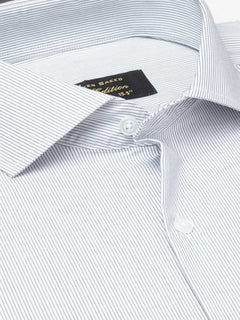 Blue Striped, Elite Edition, Cutaway Collar Men’s Formal Shirt (FS-1855)