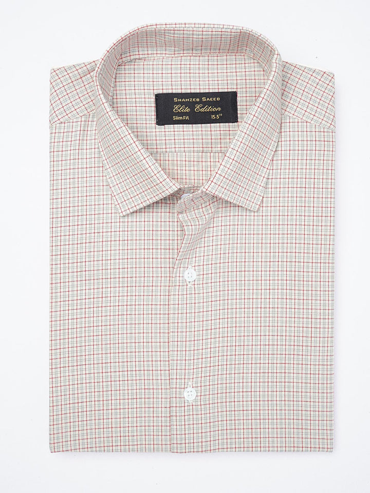 Multi Color Checkered, Elite Edition, French Collar Men’s Formal Shirt (FS-1863)