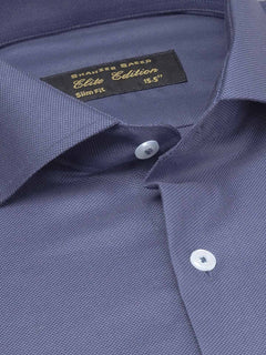 Dark Blue Self, Elite Edition, Cutaway Collar Men’s Formal Shirt (FS-1872)