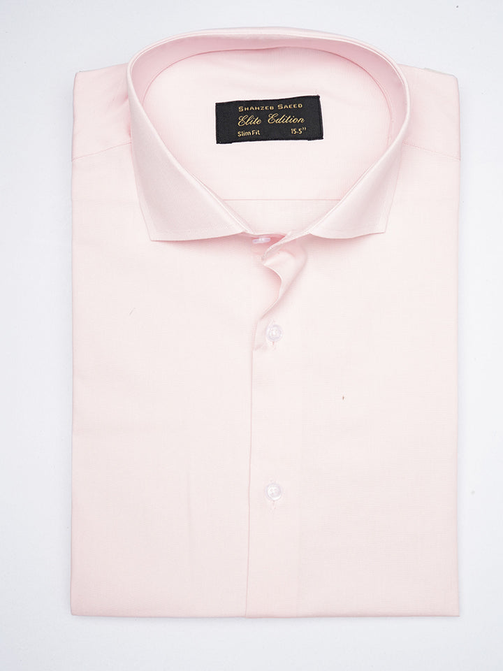 Pink Plain, Elite Edition, Cutaway Collar Men’s Formal Shirt (FS-1877)