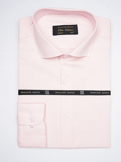 Pink Plain, Elite Edition, Cutaway Collar Men’s Formal Shirt (FS-1877)