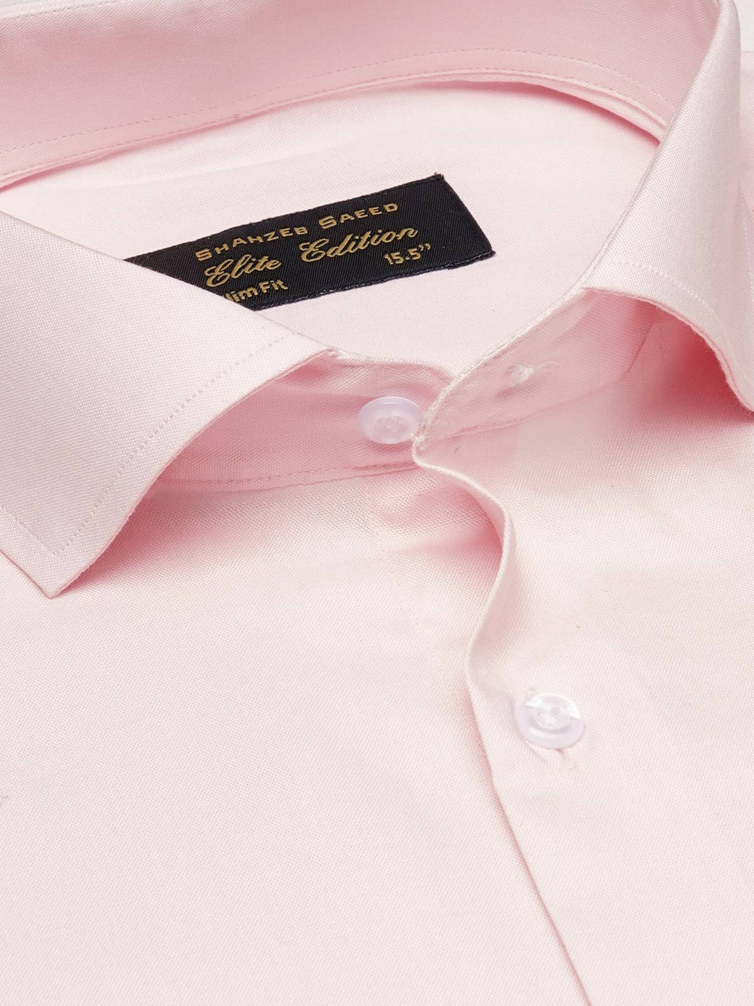 Pink Plain, Elite Edition, Cutaway Collar Men’s Formal Shirt (FS-1877)