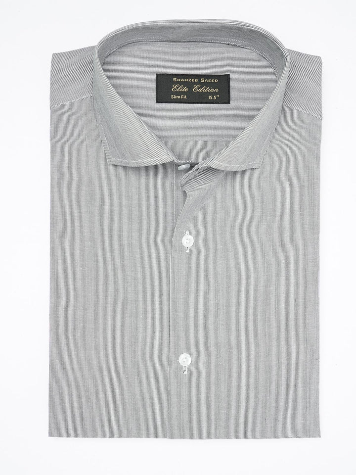 Grey Self, Cutaway Collar, Elite Edition, Men’s Formal Shirt  (FS-1879)