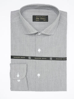 Grey Self, Cutaway Collar, Elite Edition, Men’s Formal Shirt  (FS-1879)