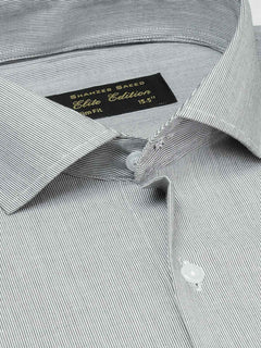 Grey Self, Cutaway Collar, Elite Edition, Men’s Formal Shirt  (FS-1879)