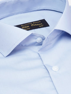 Light Blue Plain, Elite Edition, Cutaway Collar Men’s Formal Shirt (FS-1882)