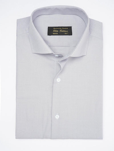 Grey Self, Elite Edition, Cutaway Collar Men’s Formal Shirt (FS-1884)