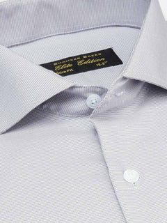 Grey Self, Elite Edition, Cutaway Collar Men’s Formal Shirt (FS-1884)