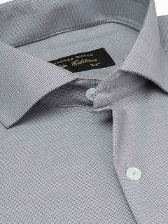 Dark Grey Self, Cutaway Collar, Elite Edition, Men’s Formal Shirt  (FS-1887)