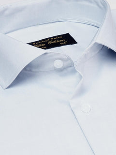 Light Blue Self, Elite Edition, Cutaway Collar Men’s Formal Shirt (FS-1888)