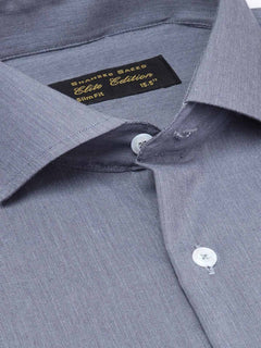 Navy Blue Self, Cutaway Collar, Elite Edition, Men’s Formal Shirt  (FS-1889)