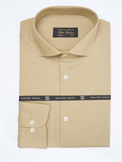 Camel Plain, Cutaway Collar, Elite Edition, Men’s Formal Shirt  (FS-1894)