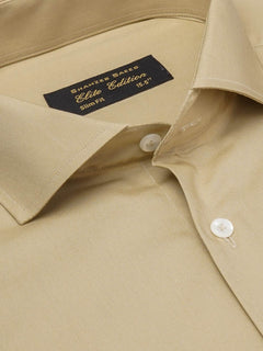 Camel Plain, Cutaway Collar, Elite Edition, Men’s Formal Shirt  (FS-1894)