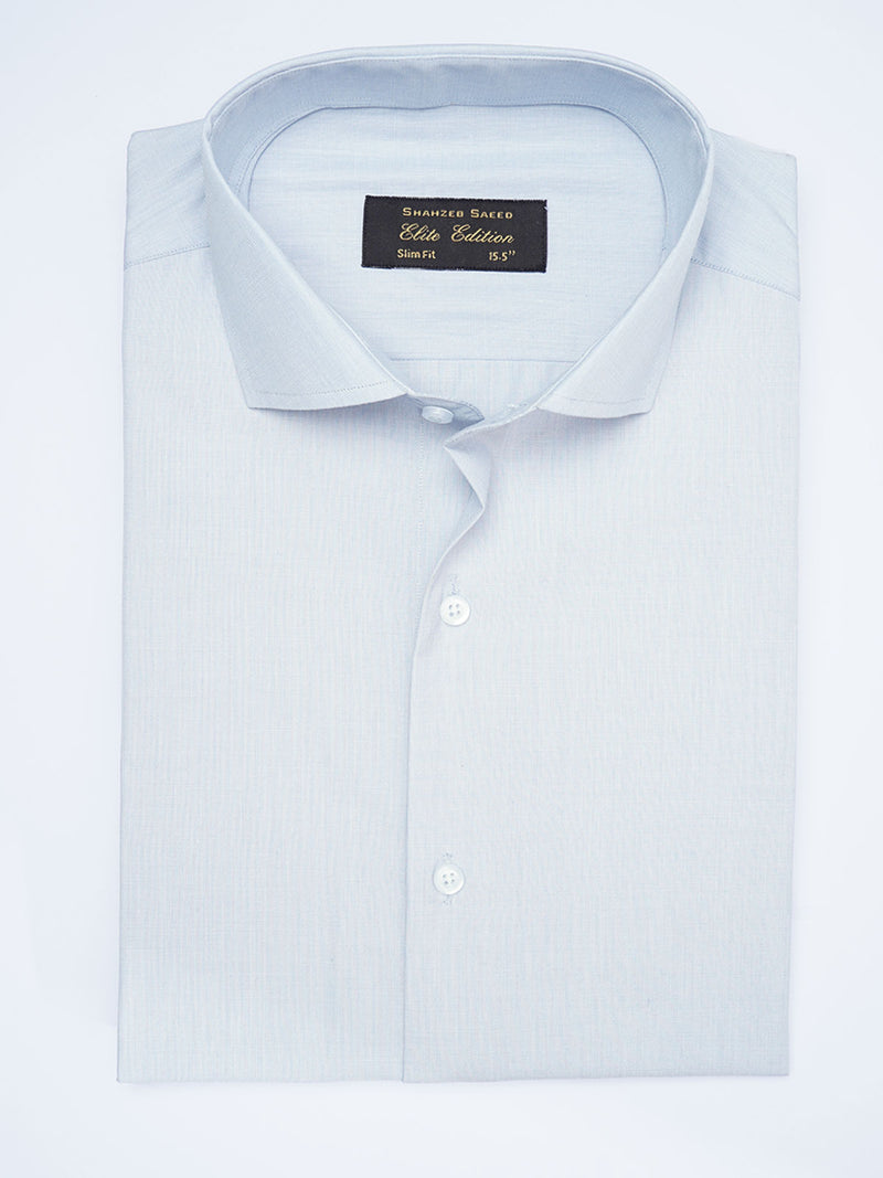 Light Blue Self, Cutaway Collar, Elite Edition, Men’s Formal Shirt  (FS-1896)