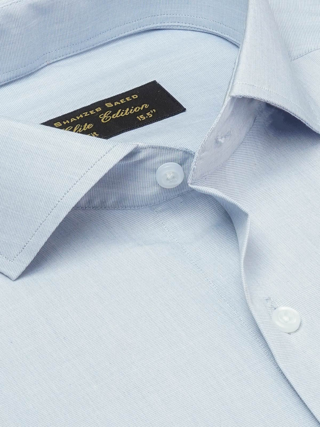 Light Blue Self, Cutaway Collar, Elite Edition, Men’s Formal Shirt  (FS-1896)