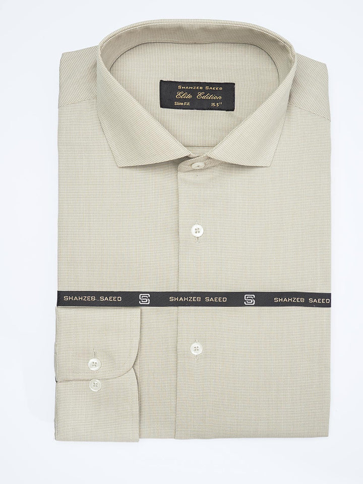 Fawn Self, Cutaway Collar, Elite Edition, Men’s Formal Shirt  (FS-1900)