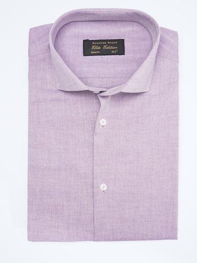 Dark Purple Self, Cutaway Collar, Elite Edition, Men’s Formal Shirt  (FS-1901)