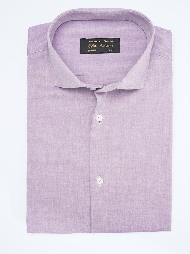 Dark Purple Self, Cutaway Collar, Elite Edition, Men’s Formal Shirt  (FS-1901)