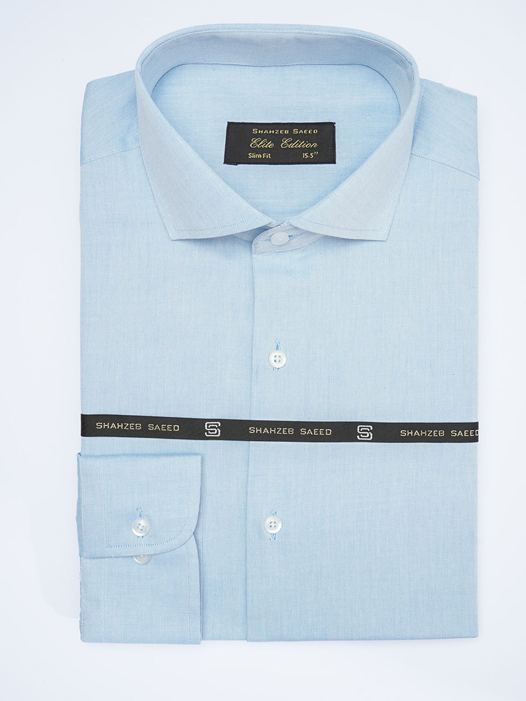 Sky Blue Self, Cutaway Collar, Elite Edition, Men’s Formal Shirt  (FS-1903)