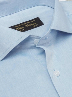 Sky Blue Self, Cutaway Collar, Elite Edition, Men’s Formal Shirt  (FS-1903)