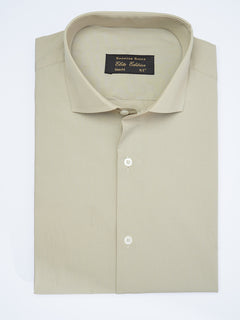 Light Brown Plain, Cutaway Collar, Elite Edition, Men’s Formal Shirt  (FS-1904)