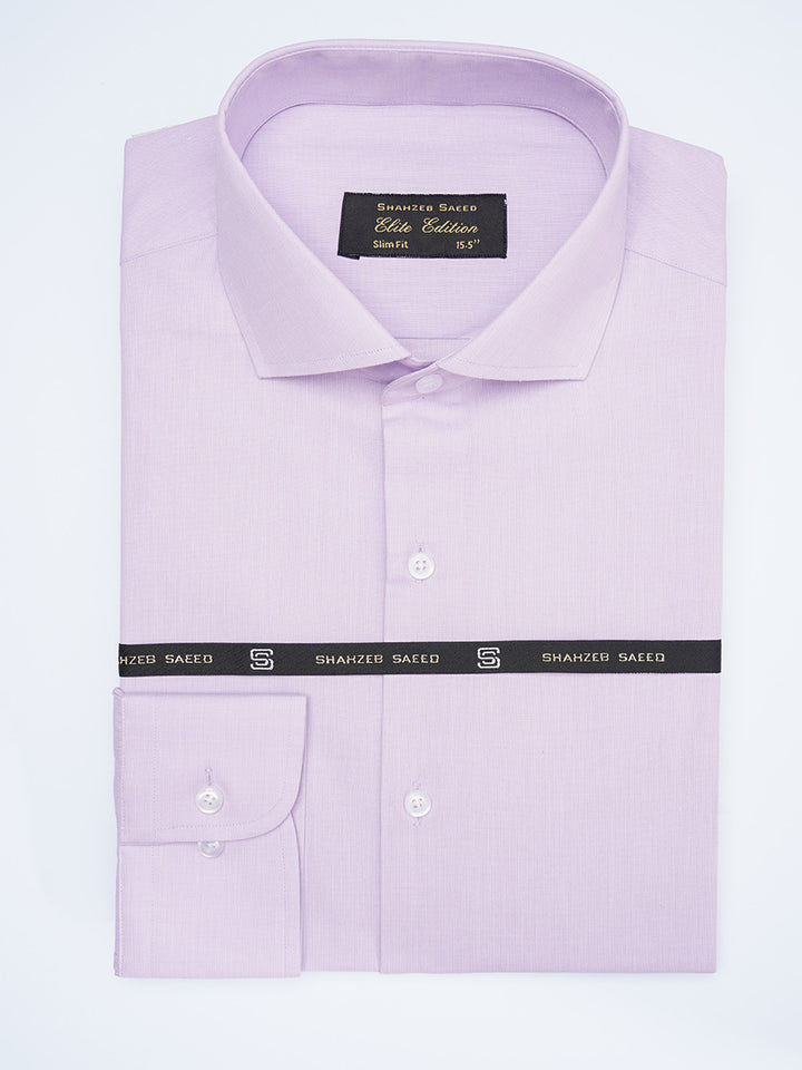 Purple Self, Cutaway Collar, Elite Edition, Men’s Formal Shirt  (FS-1905)