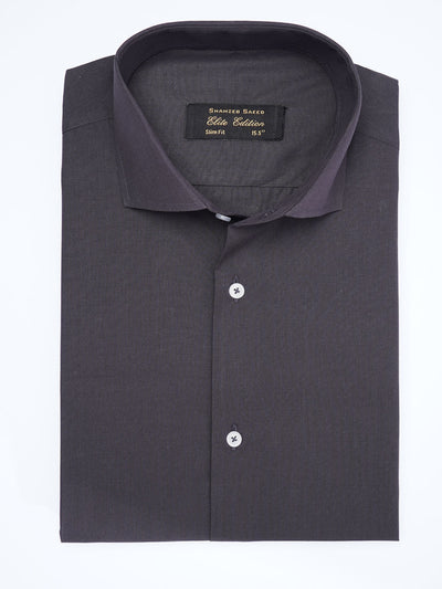 Dark Purple Plain, Cutaway Collar, Elite Edition, Men’s Formal Shirt  (FS-1911)