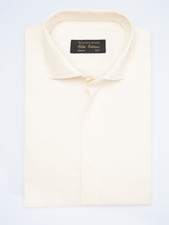 Cream Plain, Cutaway Collar, Elite Edition, Men’s Formal Shirt  (FS-1912)