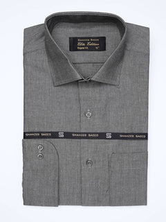 Charcoal Self, Cutaway Collar, Elite Edition, Men’s Formal Shirt  (FS-1914)