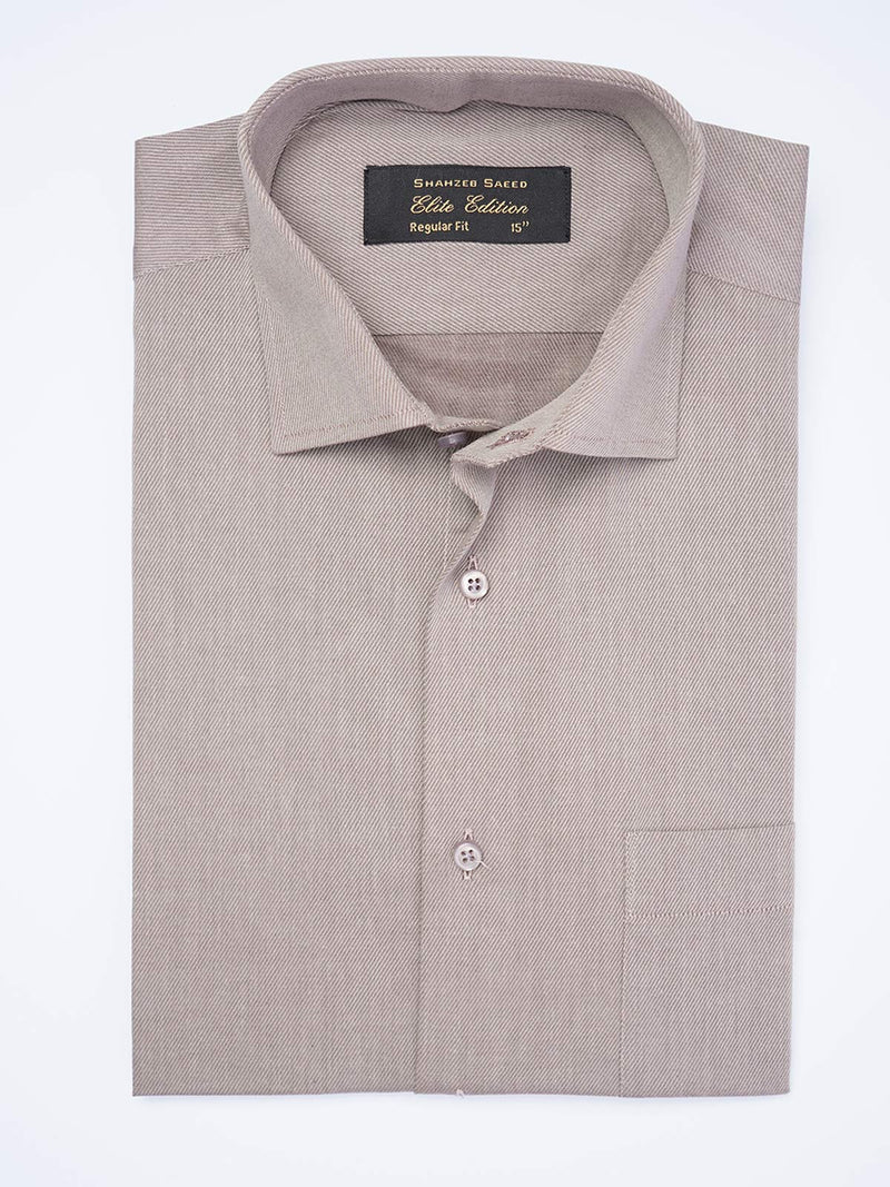 Maroon Self, Cutaway Collar, Elite Edition, Men’s Formal Shirt  (FS-1917)