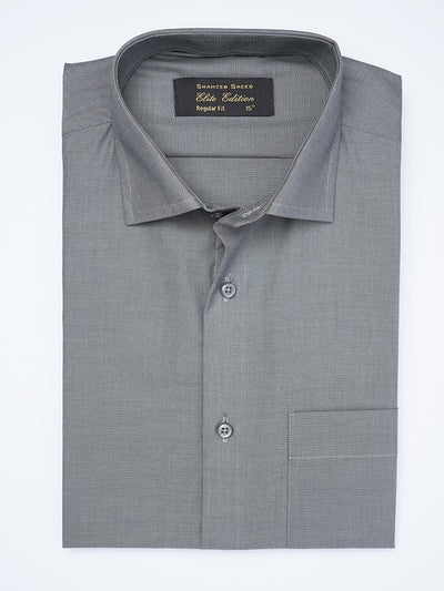 Grey Self, Cutaway Collar, Elite Edition, Men’s Formal Shirt  (FS-1920)