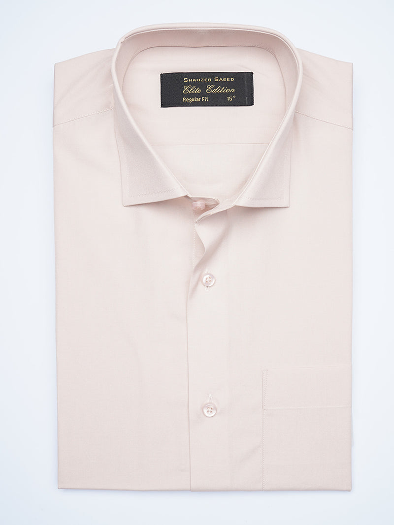 Light Pink Plain, Cutaway Collar, Elite Edition, Men’s Formal Shirt  (FS-1924)