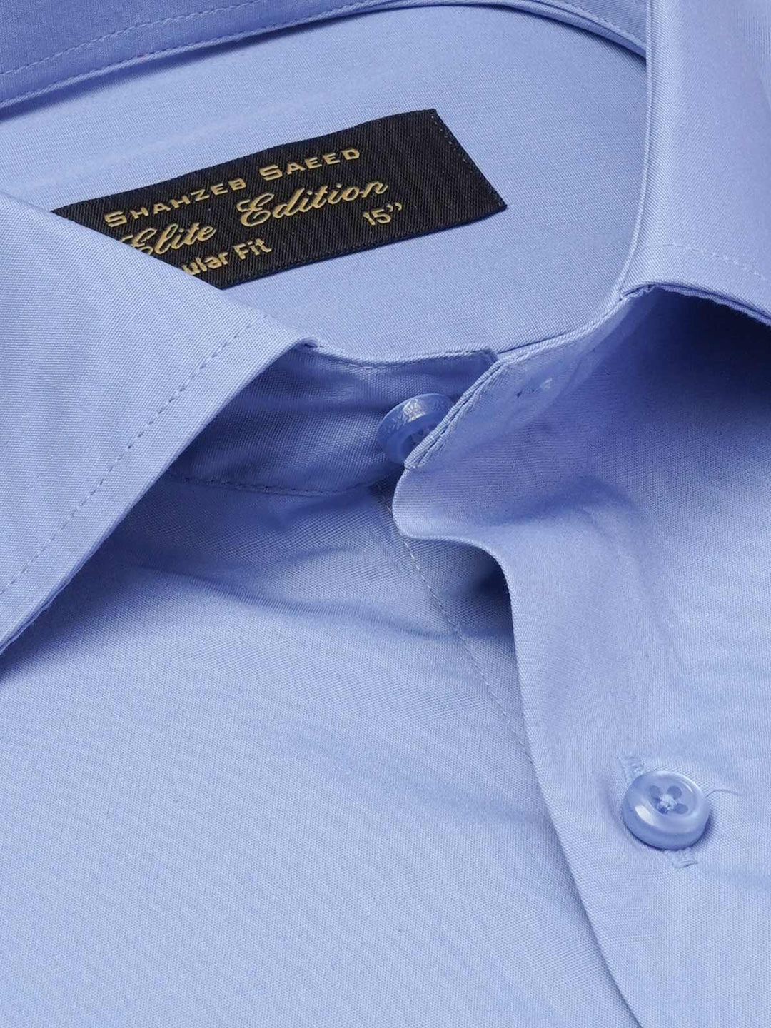 Light Blue Self, Cutaway Collar, Elite Edition, Men’s Formal Shirt  (FS-1930)