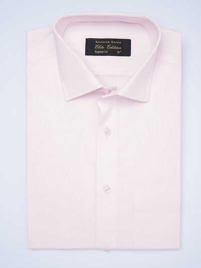 Pink Textured, French Collar, Elite Edition, Men’s Formal Shirt  (FS-1931)
