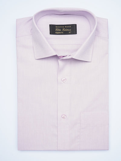 Light Purple Self, Cutaway Collar, Elite Edition, Men’s Formal Shirt  (FS-1932)