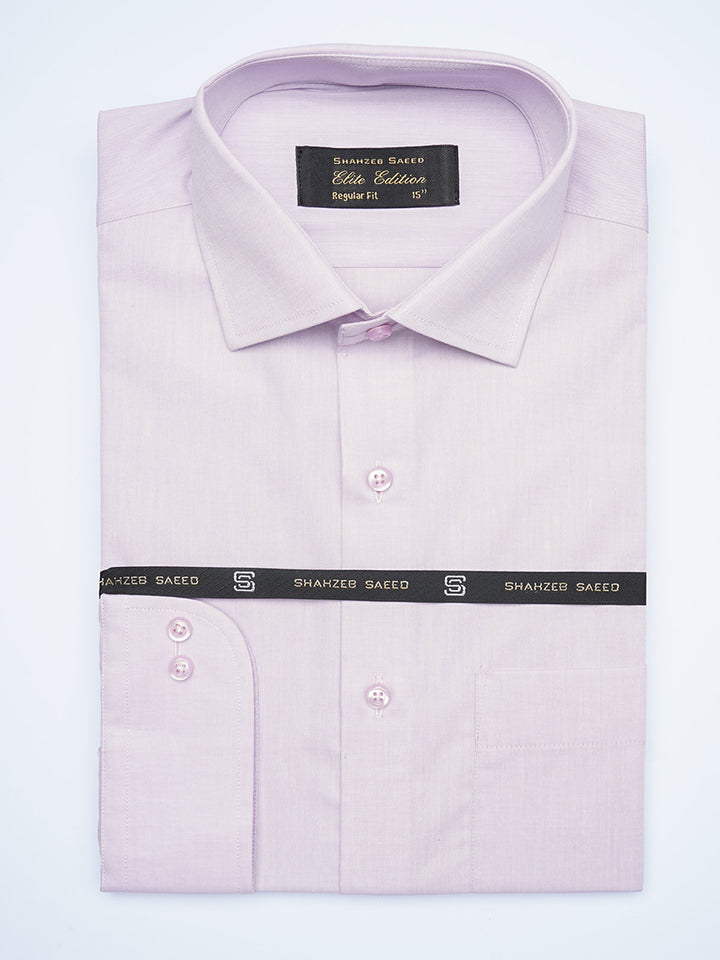 Light Purple Self, Cutaway Collar, Elite Edition, Men’s Formal Shirt  (FS-1932)