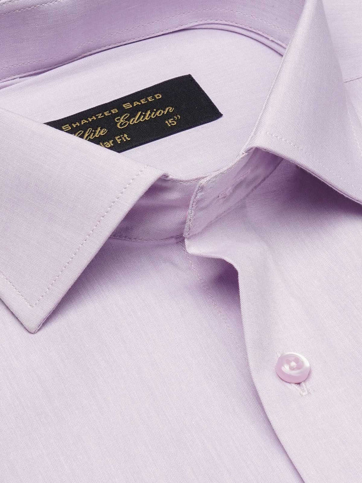 Light Purple Self, Cutaway Collar, Elite Edition, Men’s Formal Shirt  (FS-1932)