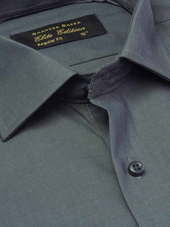 Grey Plain, Cutaway Collar, Elite Edition, Men’s Formal Shirt  (FS-1933)