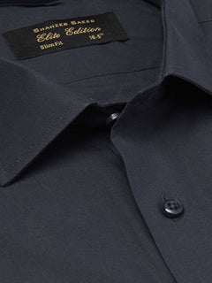 Navy Blue Plain, Cutaway Collar, Elite Edition, Men’s Formal Shirt  (FS-1942)