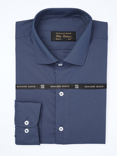 Bright Blue Plain, Cutaway Collar, Elite Edition, Men’s Formal Shirt  (FS-1945)